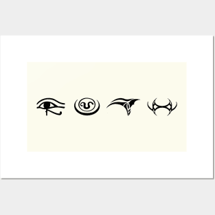 Stargate Goa'uld Symbols Posters and Art